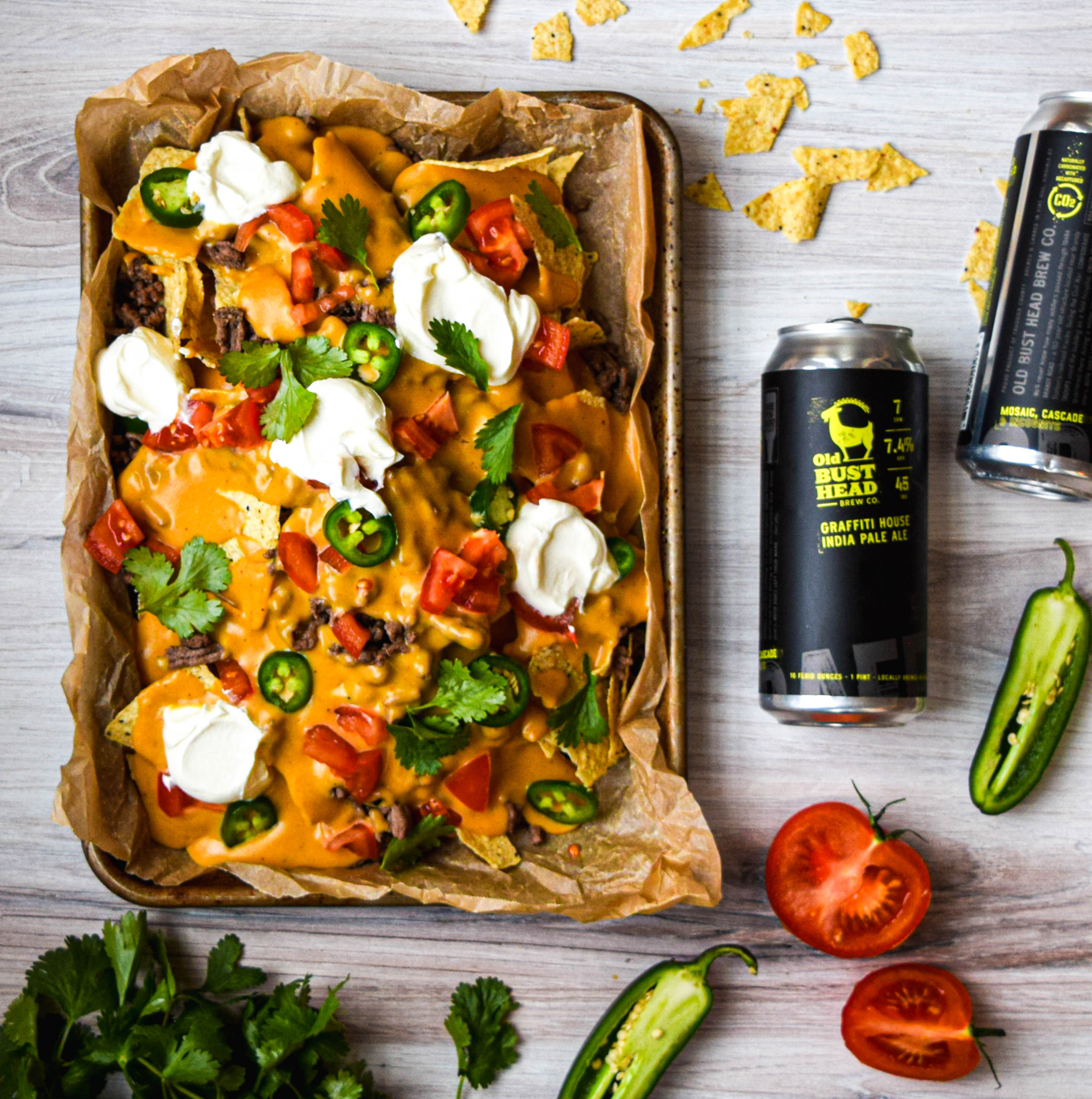 Old Bust Head Graffiti House Nachos Old Bust Head